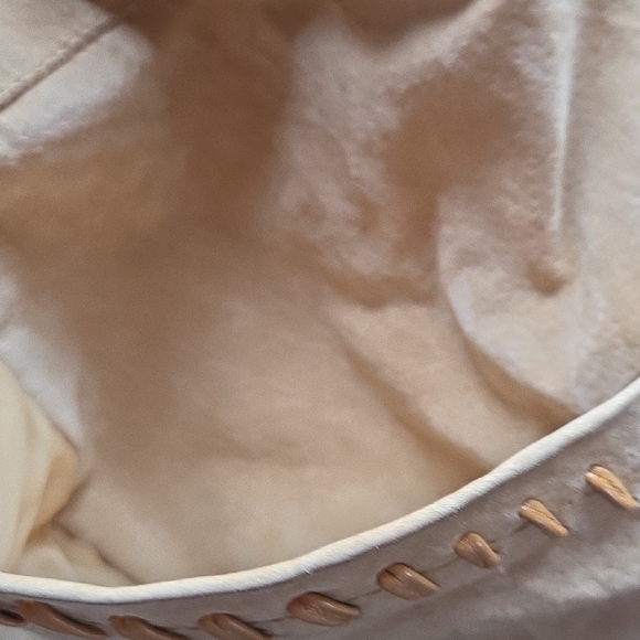 Elegant COMINT  Tan Leather Jacket with Cream Lining. Med - Picture 15 of 16